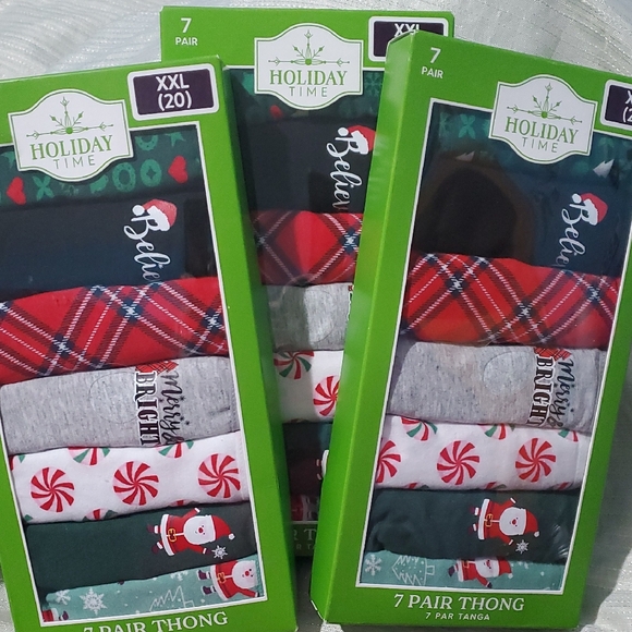 Holiday Time Other - 3 Sets Of Seven Pack Of XXL Thongs